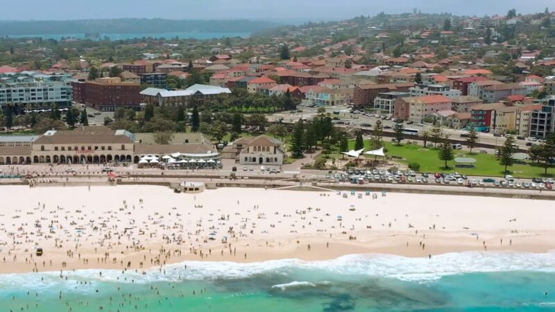 Bondi Beach a Famous Surfing Spot Close to Sydney